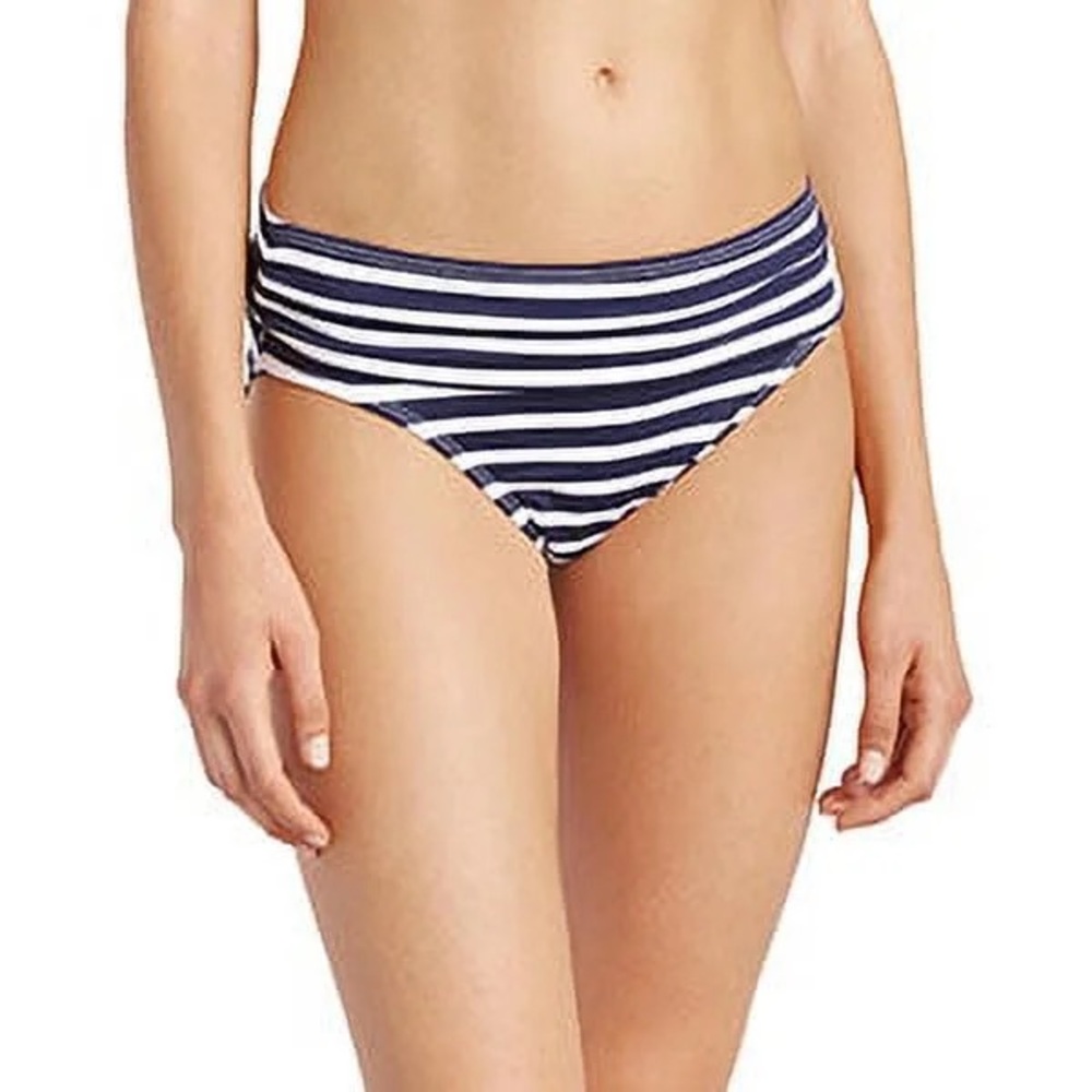 Tommy Bahama Breton Stripe high waist sash Bikini Bottom - Small - New